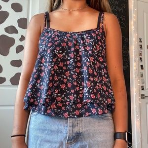 Floral tank top